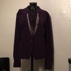 Joan Leslie Plum Blouse